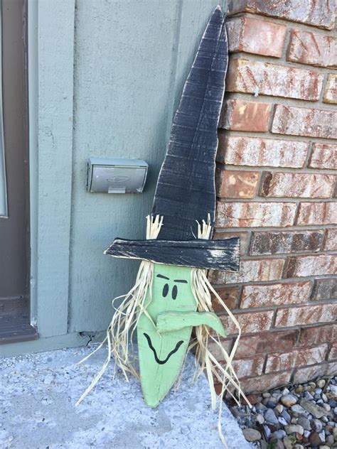 Wood Witch Halloween Wood Decor Witch Fall Pallet Signs Etsy