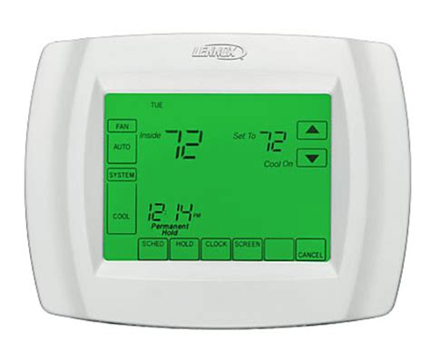 Lennox Commercial Touch Screen Thermostat Installation Guide Thermostat Guide