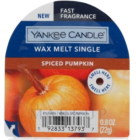 Yankee Candle Spiced Pumpkin Wax Melt Scented Wax Makeup