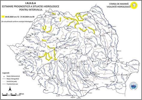 Cod Galben De Inunda Ii Pentru R Uri Din Bazine Hidrografice