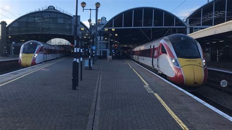 801221 LNER Azuma Departing Newcastle For Edinburgh Waverley On The 30