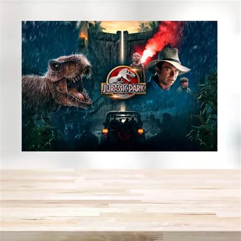 Painel Festa Infantil Grande Jurassic Park Lona 2 0 X 1 5 M MercadoLivre