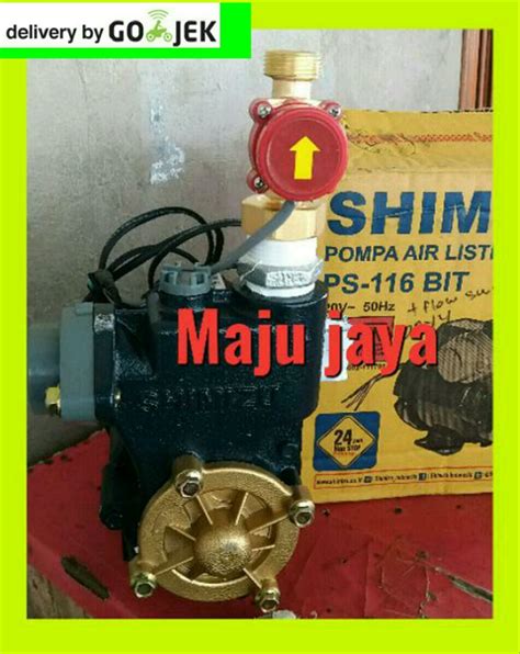 Jual Pompa Air Pendorong 125 Watt Otomatis SHIMIZU Booster Di Lapak