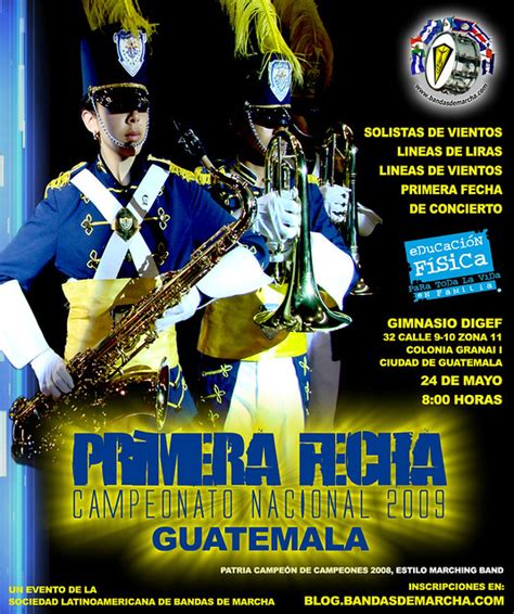 Primera Fecha Campeonato Nacional De Bandas De Marcha 2009 Guatemala