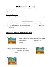 Understanding Metamorphic Rocks Formation And Characteristics Course