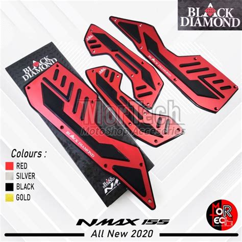 Bordes All New Nmax 2020 2021 Black Diamond Karpet Dek Pijakan Kaki