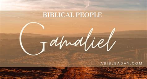 Biblical People Gamaliel Friends And Foes Of Jesus