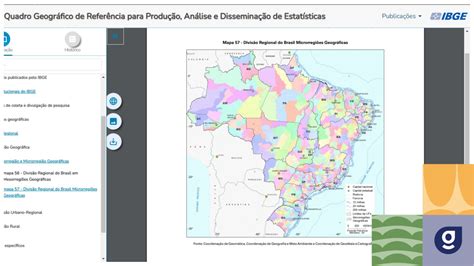 Em Plataforma Interativa Ibge Atualiza Quadro Geogr Fico