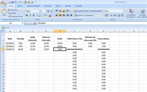 Como Fazer Calculo De Horas No Excel Image To U