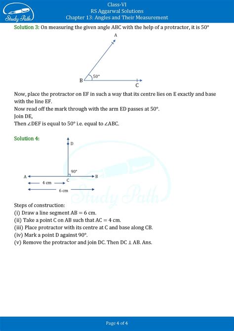 Rs Aggarwal Class Solutions Chapter Exercise C Angles And Their