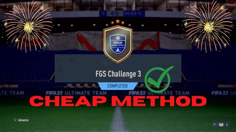 FGS Challenge 3 SBC Solution FIFA 23 YouTube