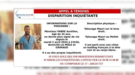 Var Un Appel à Témoins Lancé Après La Disparition Inquiétante Dun