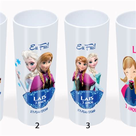 Copo Long Drink Frozen Ana E Elza Elo7 Produtos Especiais