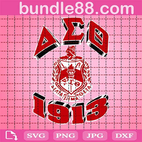 Delta Sigma Theta 1913 Greek Letters Svg February 2024