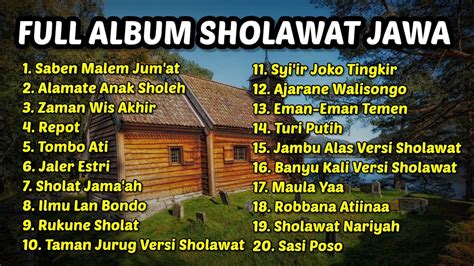 Musik Penyemangat Pagi Sholawat Jawa Jaman Dulu Full Album Paling