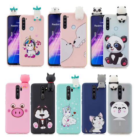 Funda De Silicona Para Xiaomi Redmi Note 8T Redmi 8 8A 3D Kawaii