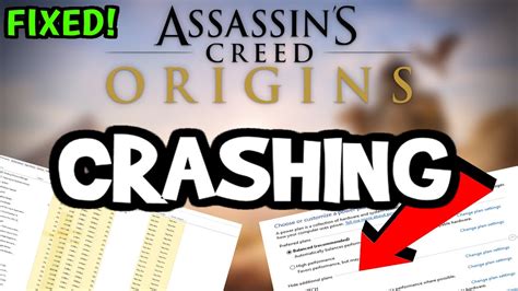 How To Fix Assassins Creed Origins Crashing 100 FIX YouTube