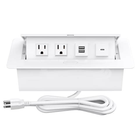 Buy Pop Up Outlets With PD 30W USB Ports Recessed Hidden Countertop