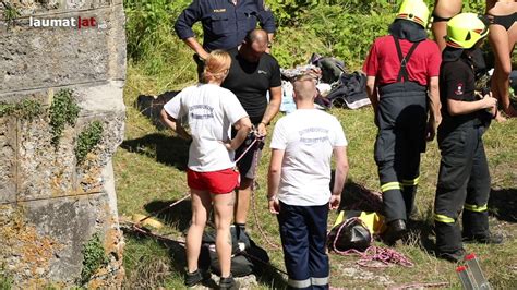 Spektakuläre Rettungsaktion eines Verletzten durch Wasserrettung und