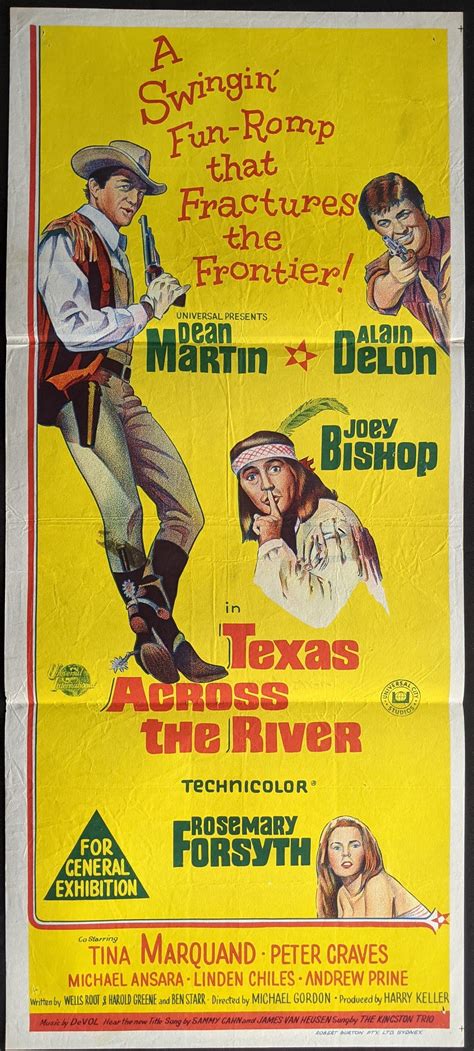 Lot Texas Across The River Starring Dean Martin 1996 Australian