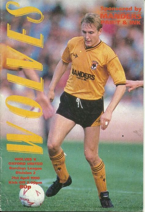 Wolves Oxford Utd In April At Molineux Programme Cover Div