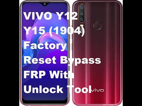 Vivo Y Y Factory Reset Bypass Frp With Unlock Tool Youtube