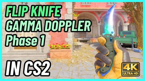 CS2 Flip Knife Gamma Doppler Phase 1 CS2 Knife In Game Showcase 4K