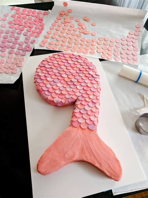 Easy Mermaid Cake For A Mermaid Birthday Party Merriment Design