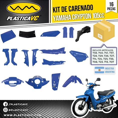 Kit De Carenado Yamaha Crypton 105CC Plastica VC