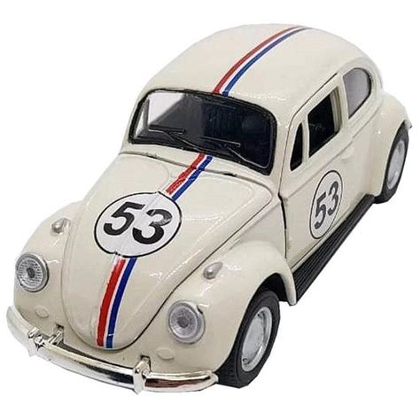 Miniatura Volkswagen Fusca Herbie 53 Kinsmart 1 36 Carrinhos E Cia