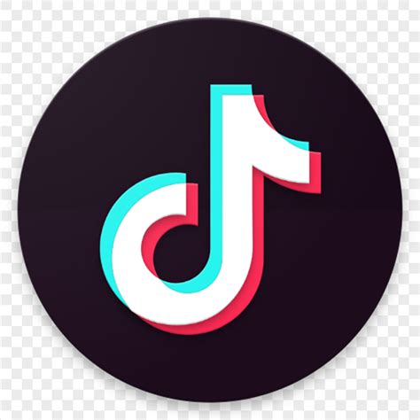 Tiktok Circle Round Logo Brand Video Tik Tok Citypng