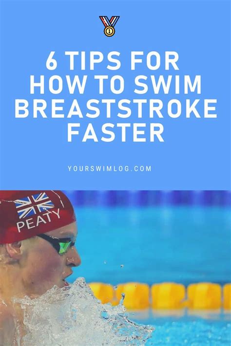 6 Tips For How To Swim Breaststroke Faster Breaststroke Swimming