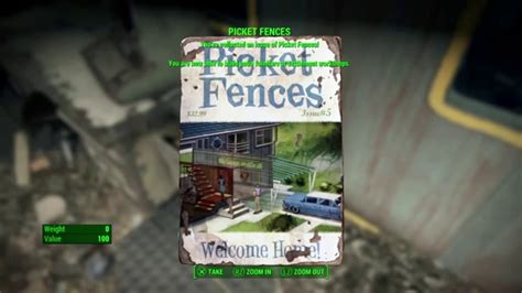 Fallout 4 Picket Fences Weston Water Treatment Plant Youtube