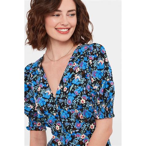 Joe Browns Phoebe Floral Midi Dress Blue Frasers