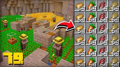 4 Farms Em 1 Trigo Batata Cenoura E Beterraba Minecraft Survival 79 Youtube