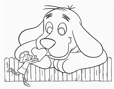 Coloring Pages Of Clifford The Big Red Dog - Coloring Home