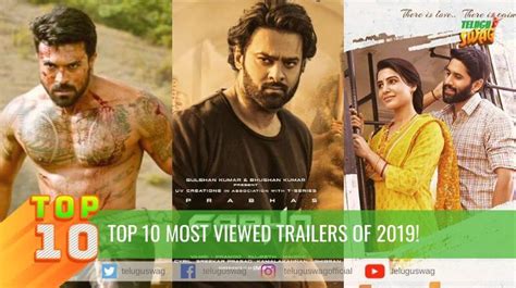 Top Most Viewed Trailers Of Telugu Swag