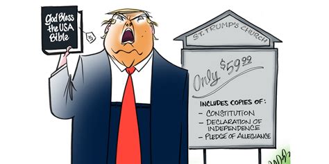 Opinion Ann Telnaes Cartoon On Donald Trumps ‘god Bless The Usa