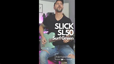 TEASER Gear Review 58 Slick Guitars SL50 SG Surf Green YouTube