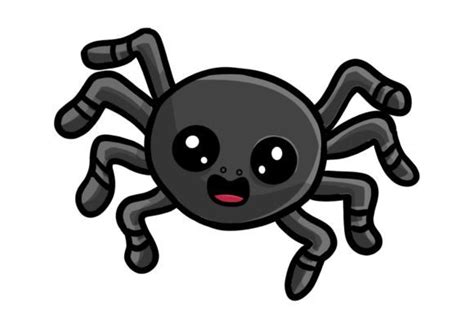 Cute Spider Halloween Character Graphic by pohonrindangstudio ...