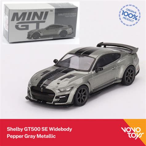 Jual Unik Minigt 615 Shelby Gt500 Se Widebody Pepper Gray Metallic Mini Gt Limited Shopee