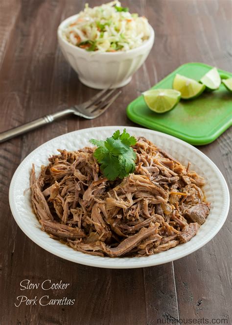 Slow Cooker Pork Carnitas Nutritious Eats