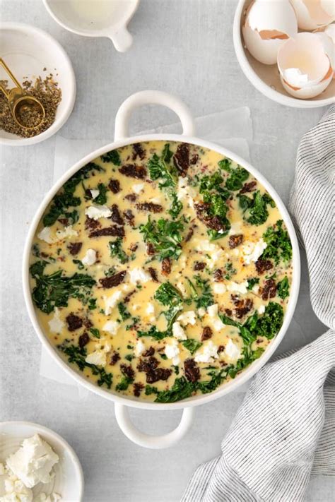 Kale Frittata With Goat Cheese Fit Mitten Kitchen