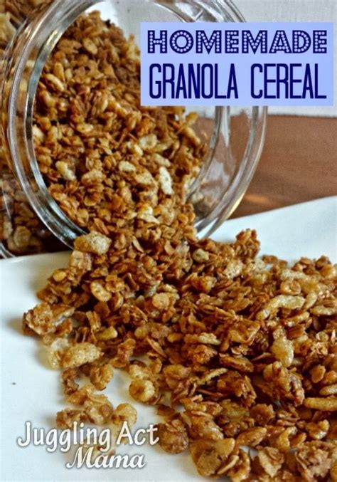 Homemade Granola Recipe - Juggling Act Mama