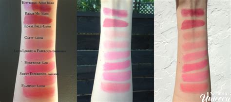 Mac Pink Lipstick Swatches