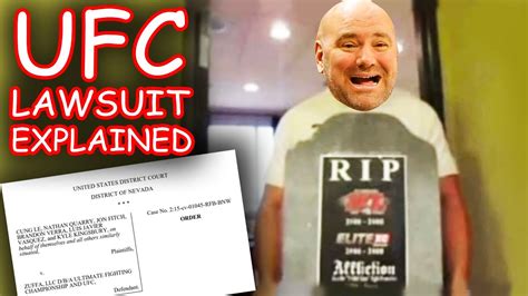 Ufc Antitrust Lawsuit Explained Youtube