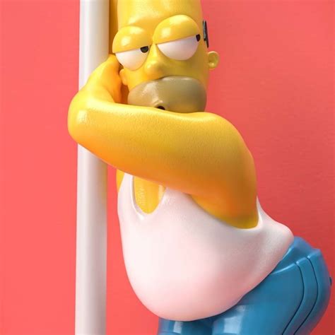 Homer Simpson Free 3d Model 3d Printable Cgtrader