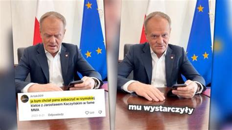 Donald Tusk o pomyśle walki z Jarosławem Kaczyńskim w fame MMA TVN24