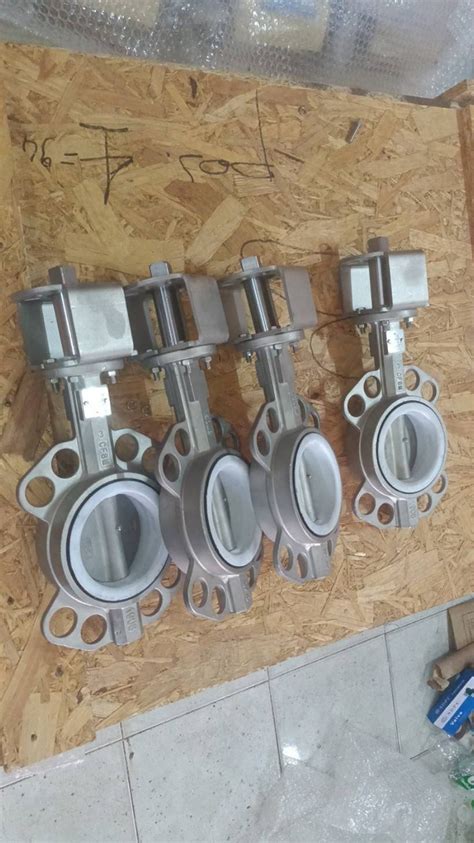 วาลวปกผเสอ Butterfly Valve Body Stainless seat Teflon