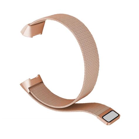 K P Mesharmband Till Fitbit Charge Ros Guld Yedi